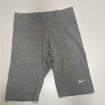 Nike Heather Gray Tight Fit Shorts Photo 1