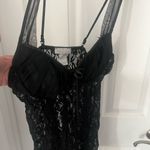 Black Lace Vintage Lace Top Size L Photo 1
