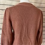 H&M Sparkle Knit Sweater In Deep Blush Size Small Photo 3
