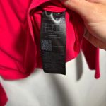 Guess Womens XL Red Long Sleeve Criss Cross V Neck Top Cotton Modal Vamp Photo 4