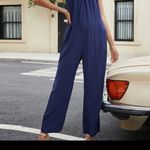 SheIn Tassel Tie Shoulder Cami Jumpsuit Photo 4