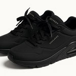 Skechers Street Uno Stand On Air Black Sneakers Women’s Size 5.5 Photo 0