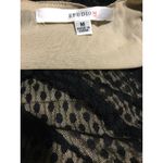 Studio M Black Lace Long Sleeve Blouse Sheer Ethereal Romantic Elegant size M Size M Photo 6