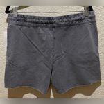 Lacausa NWT  Slater Sweat shorts Washout Grey with Pockets Size L Raw Hem Photo 2