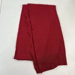 Dragonfly Red Knit Bamboo Scarf Wear 6 Different Ways Buttons Birch Wood Trading Photo 3