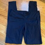 Athleta  chaturanga navy blue tight leggings size medium tall Photo 2