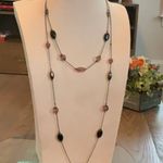 Elegant Black and Pink Beaded Necklace Photo 0