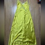 ZARA Women's SATIN LACE MIDI DRESS L Photo 5