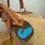 Dooney & Bourke Hobo East/West Mini Slouch Tan & Leather Photo 2