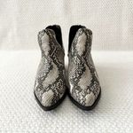 Blondo ELIZA Black White Snake Cut Out Ankle Waterproof Boots B6790-236 Size 6 Photo 50