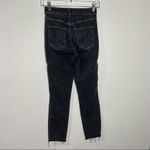 J Brand Natasha High Rise Skinny Jeans w/ Raw Hem In Obscura Wash Size 24 Photo 5