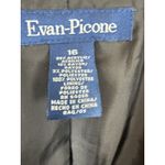 Evan Picone Evan-Picone Women’s Black & White Plaid Blazer Jacket Size 16 Timeless Style Photo 12