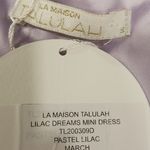 TALULAH 💕💕 Lilac Dreams Mini Dress ~ Pastel Lilac Photo 15