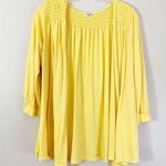 Splendid Yellow Light Open Cardigan 3/4 Sleeve Photo 0