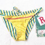 Aaron Chang Reversible Yellow Bikini Bottoms XS NWT Photo 0