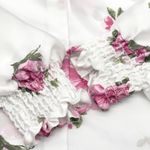 Joie  Womens Button Front Top Medium Romantic Floral Cottage Feminine Parisian Photo 7