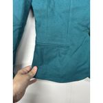 Vintage E.R. GERARD for RENLYN Teal Blazer Jacket Women’s Size 10 Gold Button Blue Photo 3