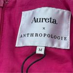 Anthropologie Aureta Elegant Pink Pleated Dress M Photo 11