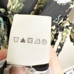 Rhode Womens Ella Mini Dress Leaves Print Long Sleeve Belted Black Green Size M Size M Photo 11