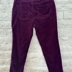 Croft & Barrow Women's Size14 red burgundy Stretch Corduroy Jeans Photo 3