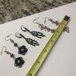 Lot Of 3 Costume Earrings Pierced Dangle Variety Photo 6
