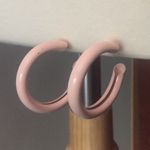 Light pink hoop earrings Photo 0