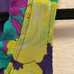 Ella Moss  Silk Floral Ruffle Racerback Blouse Photo 3