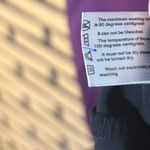 Purple And Black Ruffle Dress Size Small Photo 7