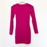 Aritzia Babaton Pink Contour Long Sleeve Bodycon Dress Sz S Photo 4