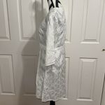 ECHO White Eyelet Cotton Coverup Size L Photo 2