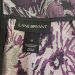 Lane Bryant Women's Floral Print Slash Pocket Box Pleated Skirt size 20 Photo 1