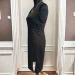 Alexia Admor black dress high side slit size 6 Photo 1