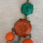 Super Cute Orange and Teal Necklace Photo 4