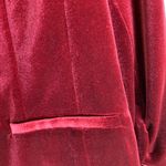Amanda & Chelsea Amanda &. Chelsea Velvet Blazer - Red Photo 4