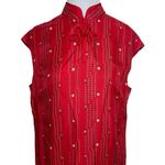 VINTAGE JANES CHEN Red Cheongsam Dress Size 8 Photo 2