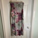 Motel Rocks Motel NEW Sage Green & Purple Abstract midi dress size medium mesh cottagecore Photo 5