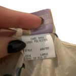 California Dynasty‎ Floral Slip Dress Ivory Women’s Large Adjustable Straps Photo 2