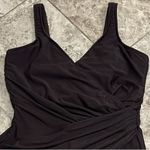 MiracleSuit  One Piece Underwire Swimsuit Size 14DD Brown Photo 2