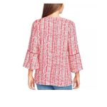 Gloria Vanderbilt  Womens Semi Loose Tunic Top Size Medium Bell Sleeves New Photo 1