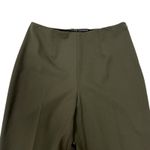 Ralph Lauren  Black Label Wide Leg High Rise Wool Dress Pants Green Preppy Size 6 Photo 2