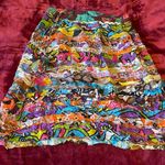 Colored mid length skirt Size M Photo 0