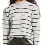 VERO MODA ALPACA CORNELIA STRIPE PUFF SHOULDER SWEATER Photo 1