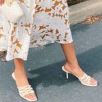 Gucci  vintage braided strappy heel size 5B **needs heel posts Photo 2