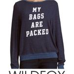 Wildfox My Bags are Packed Baggy Pullovers Sweater in Size Large Photo 0