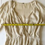 Free People  Jasmine Embroidere Floral Mini Dress Women’s Sz S Cream Bell Sleeve Photo 7