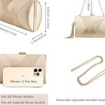 Womens Elegant Tassel Evening Clutch Cross Body & Purse Bag Wedding & Prom Party Photo 4