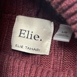 Elie Tahari Burgundy Turtleneck Sweater Photo 11