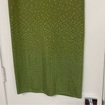 Sandro NEW Rhinestone-Embellished Green Midi Skirt Photo 5