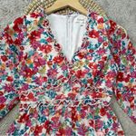 Bohme  Women’s Kendal Floral Maxi Dress Longsleeve V-Neck in Multicolor Size XS Photo 3