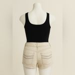 Free People  White High-Rise Denim Shorts – Size W26 Photo 6